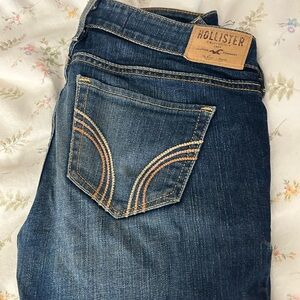 Vintage Low Rise Hollister Women's Bootcut Blue Jeans